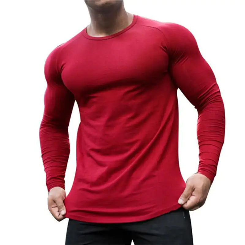 Men's Performance Long Sleeve Gym Tee